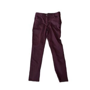 New Violets & Roses burgundy mid rise skinny jeans 4